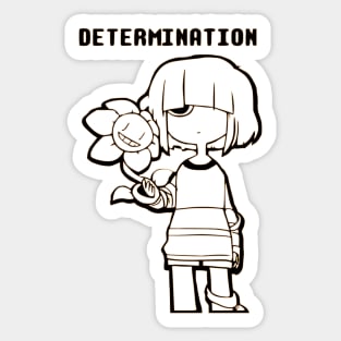 Undertale Determination Frisk Sticker